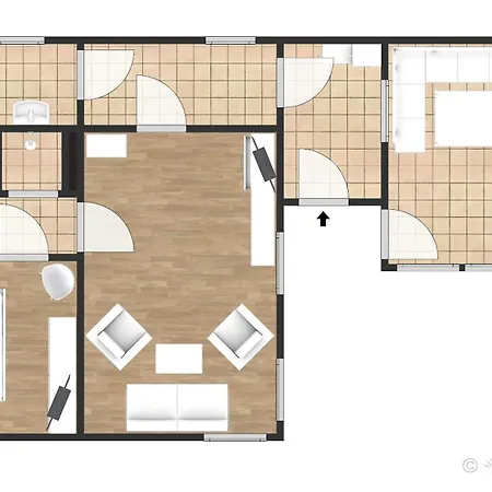 Ferienbungalow Brigitte Dom wakacyjny Spandowerhagen